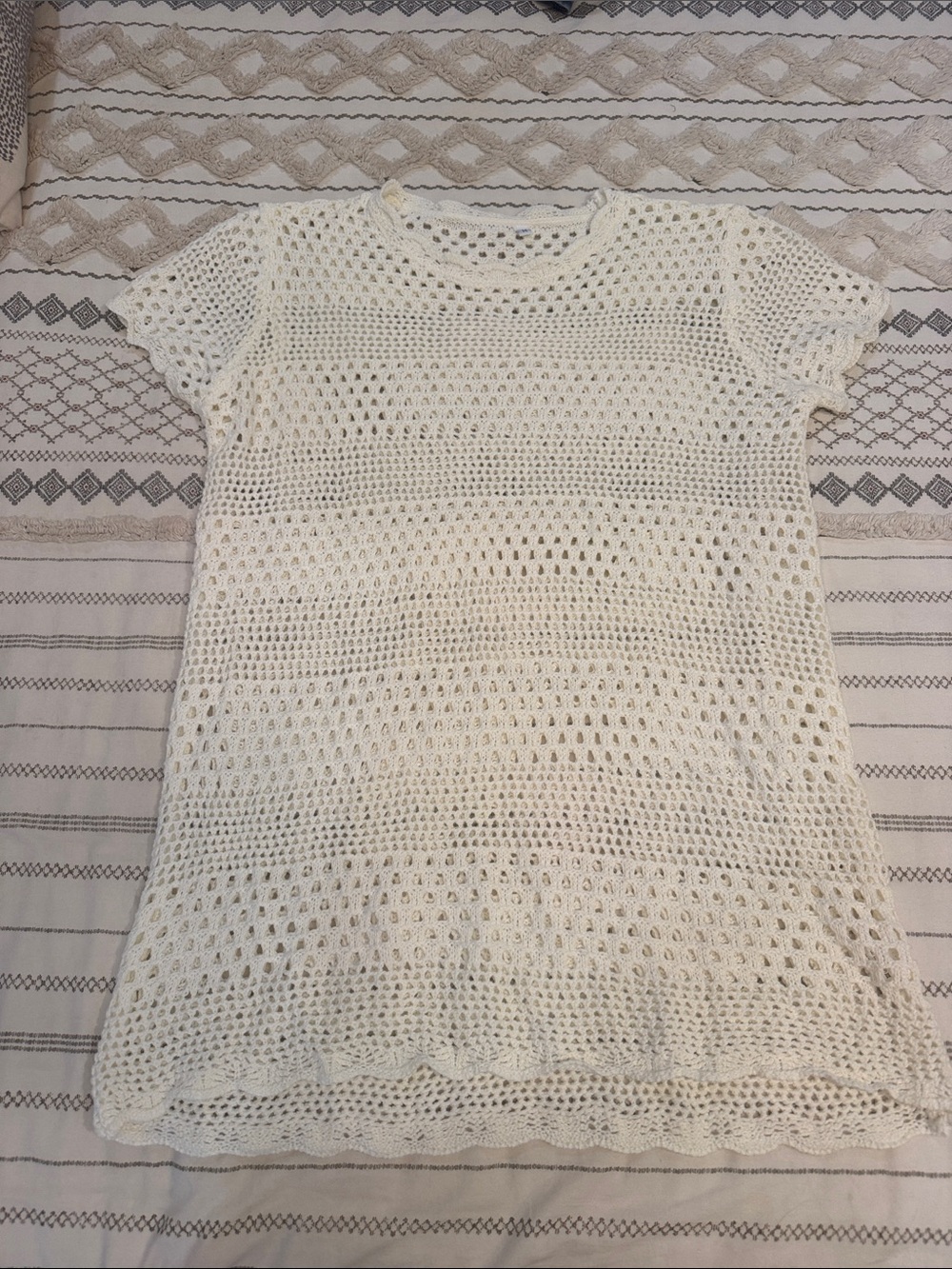 Women’s Cream Crochet Coverup